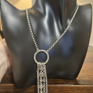 Brighton Silver Necklace with Circular Pendant